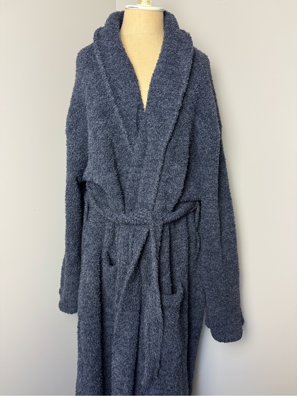 Barefoot Dreams Navy Plush Robe